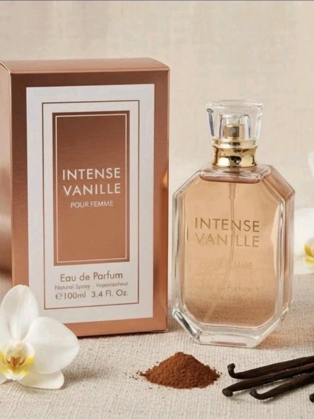 Intense Vanille Eau de Parfum - Peachy Amber Bottle
